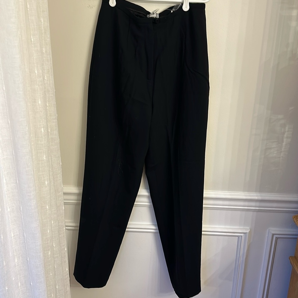 Ann Taylor loft straight leg dress slacks black size 10